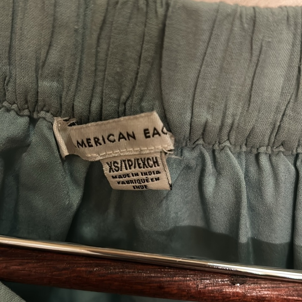 American Eagle Outfitters XS Teal Midi Skirt - Picture 2 of 4